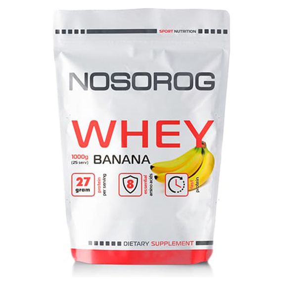 Протеин Nosorog Nutrition Whey 1000 g /25 servings/ Banana