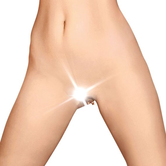 Затискач для клітора Art of Sex - Clit Clamp Butterfly, золото | Зображення 1