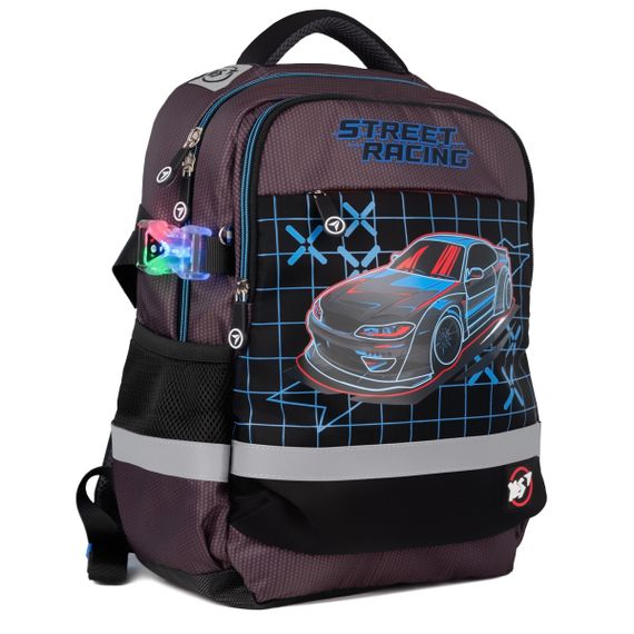Рюкзак шкільний YES S-52 Ergo Street Racing 559569 13 л