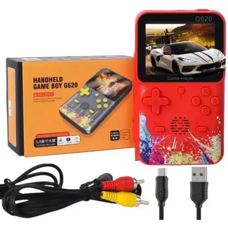 Портативна ігрова консоль Handheld Game Boy G620 500 ігор red | Зображення 1