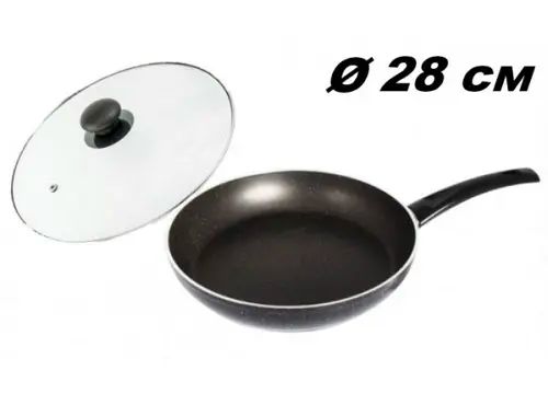 Сковорода UNIQUE UN-5166 28см із кришкою | Зображення 3