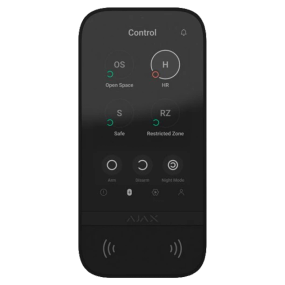 Ajax KeyPad TouchScreen (8EU) black Клавіатура - Управління охороною