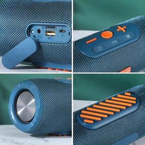 Портативная колонка bluetooth с AUX входом TG341, Bluetooth стерео колонка с радио QN-89