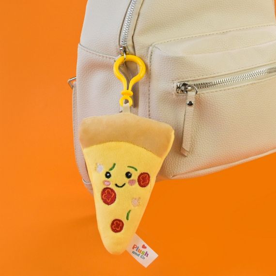 М'яка іграшка-брелок "Піца" PLC25083, розмір 12 см | Зображення 1