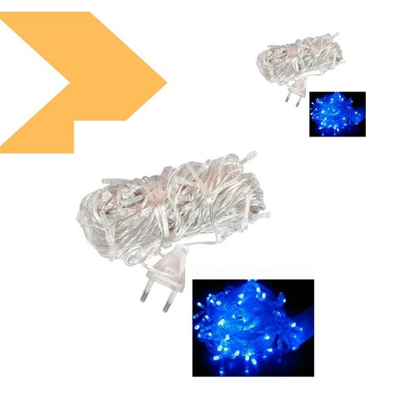 Світлодіодна гірлянда Водоспад синє світло XPRO 3904 480-B 3х3 метри (47652-3904_372) | Зображення 1