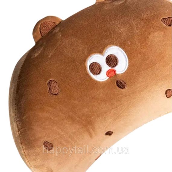 Подушка-підголівник Cookie Bear для подорожей коричневий HP-56-2BR | Зображення 4