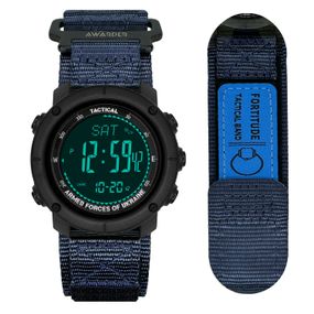 Чоловічий годинник Awarder 036 Nylon Black-Blue