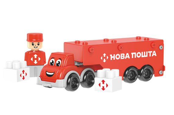 Конструктор металевий 1416 "Нова Пошта" 135 дет. ТЕХНОК | Зображення 6