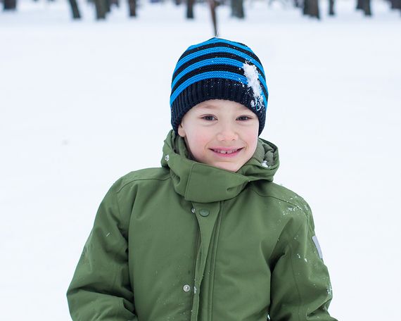 Шапка водонепроникна дитяча Dexshell Children Beanie, блакитна | Зображення 1