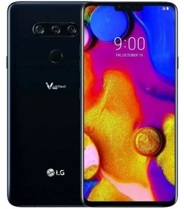 Смартфон LG V40 ThinQ 6/128GB Black | Зображення 1