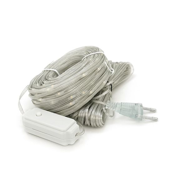 Гирлянды 400LED (Диод) White Hot,1 режим,50 метров,прозрачная изоляция,BOX | Зображення 2