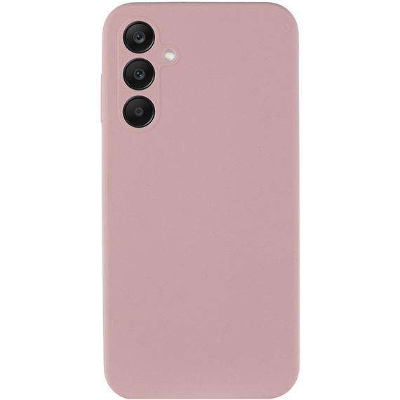 Чехол Silicone Cover Lakshmi Full Camera (AAA) для Samsung Galaxy S24 FE Розовый / Pink Sand | Зображення 1