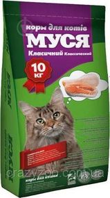 Сухий корм для котів Муся класичний 10 кг 803713