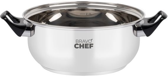 Каструля Bravo Chef 18 см (1.6 л) з бакелітовими ручками | Зображення 3