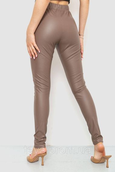 Лосини жіночі колір коричневий розмір M FA_007419 | Зображення 3