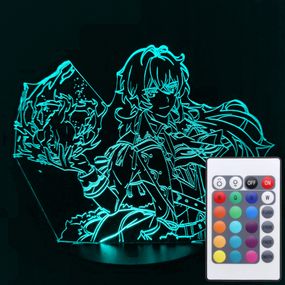 Акриловый светильник-ночник с пультом 16 цветов Дилюк 2 tty-n001302