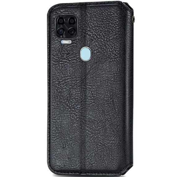 Кожаный чехол-книжка GETMAN Cubic (PU) для ZTE Blade v2020 Черный | Зображення 1