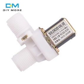 Клапан електромагнітний кутовий нормально закритий Diymore 1/2" 12В