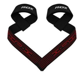 Лямки для тяги RDX S4 Gym Cotton Gel Straps Black Plus (WAC-S4B+)