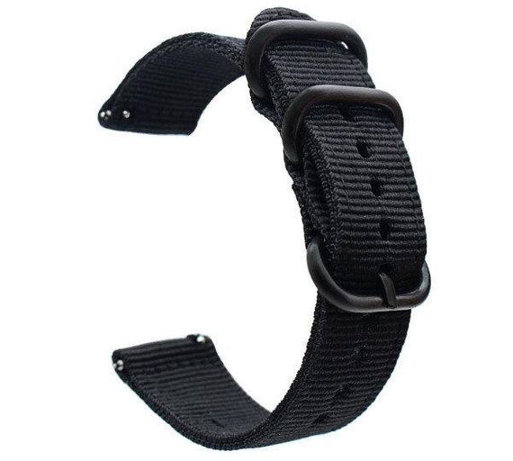 Нейлоновий ремінець Primo Traveller для годинника Xiaomi Huami Amazfit SportWatch 2 / Amazfit Stratos - Black