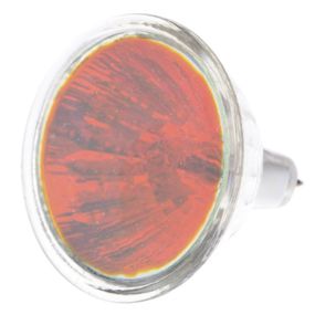 Лампа галогенная 20W GU5.3 MR16 Red (FORA) 12V