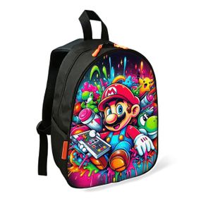 Рюкзак Супер Марио детский школьный/городской 34х27х13 см для мальчика (02476)