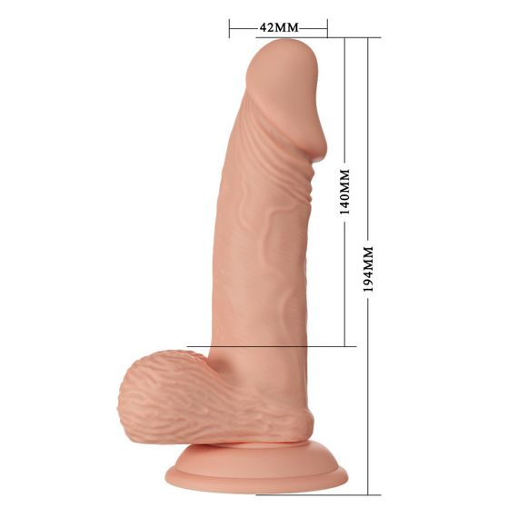 Фалоімітатор - Beautiful Encounter Zebulon Dildo Flesh sexstyle | Зображення 2