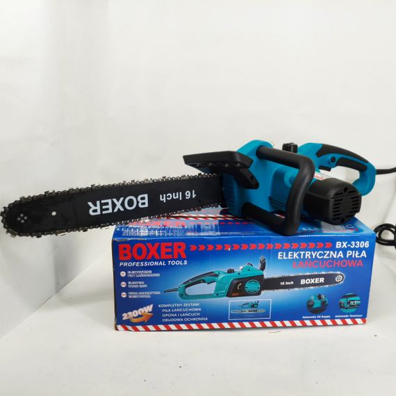 Пила цепная сетевая 2200Вт 40см Boxer BX-3306 электропила QS-68 | Зображення 3