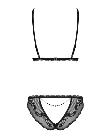 Комплект білизни - Obsessive Millagro Set Black L/XL | Зображення 2