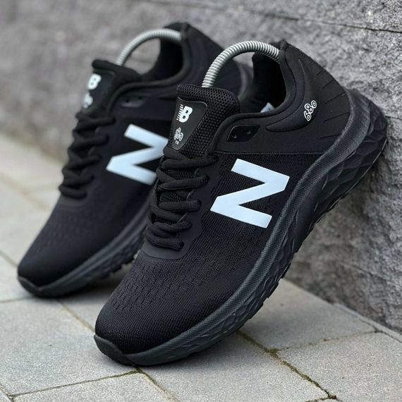 Кросівки літо New Balance колір чорний/білий | Зображення 3