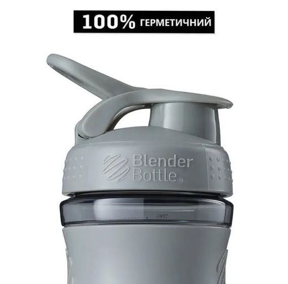 Шейкер спортивний BlenderBottle SportMixer Flip 28oz/820 мл Cyan (SM 28oz Cyan) | Зображення 4