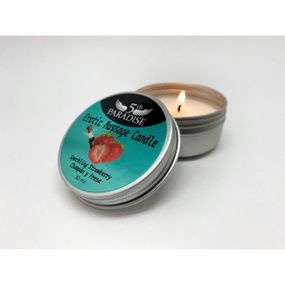 Арома свічка Erotic Massage Candle Sparkling Strawberry 30ml sexstyle