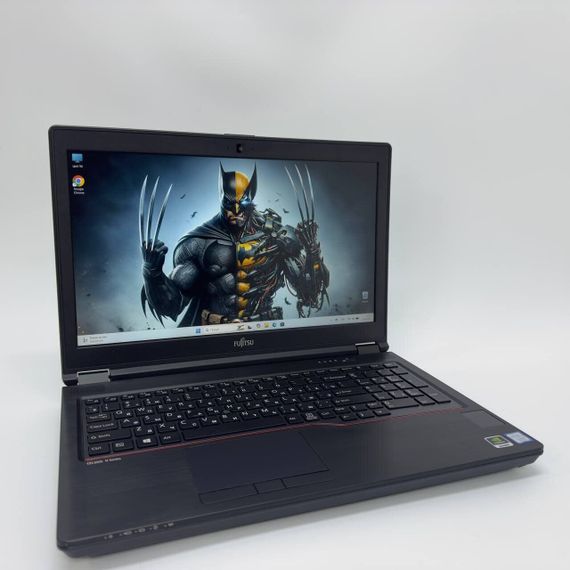 Мобильная рабочая станция Fujitsu Celsius H780 / 15.6" (1920x1080) IPS / Intel Core i7-8750H (6 (12) ядер по 2.2 - 4.1 GHz) / 16 GB DDR4 / 512 GB SSD / nVidia Quadro P600, 4 GB GDDR5, 128-bit / WebCam б/у + Подарок Мышка и коврик | Зображення 1