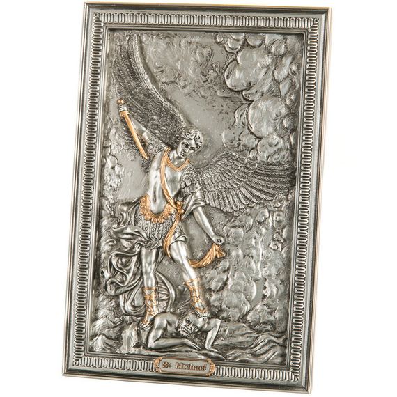 Панно настінне Архангел Михайло Grey 23.5 см