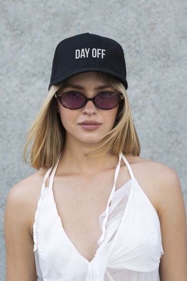 Кепка бейсболка тракер Without з принтом DayOff Black | Зображення 3