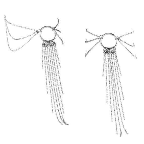 Браслеты для ног Bijoux Indiscrets Magnifique Feet Chain, серебристые sexstyle | Зображення 1