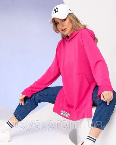Толстовка цвет малиновый размеры XXL, S, 3XL, L, M, XL FI_007001 | Зображення 1