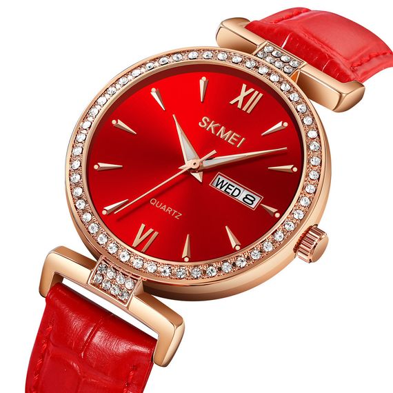 Skmei 2090RGRD Rose Gold-Red | Зображення 1