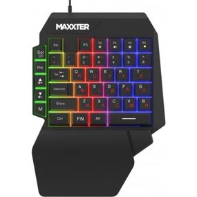 Клавиатура Maxxter KBG-OH-01B-UA USB UA Black (KBG-OH-01B-UA)
