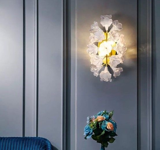 Кришталеве бра 26641 Латунь 25х30х50 см.