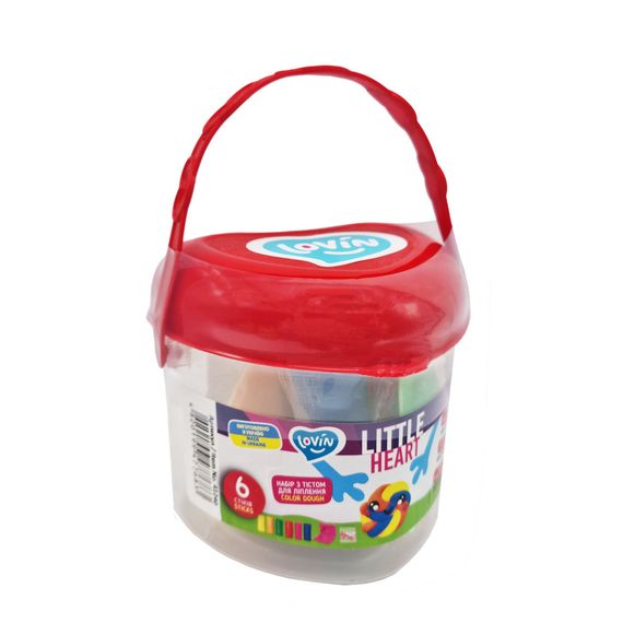 Набор для лепки с тестом Little Heart 41240, 6 стиков | Зображення 3