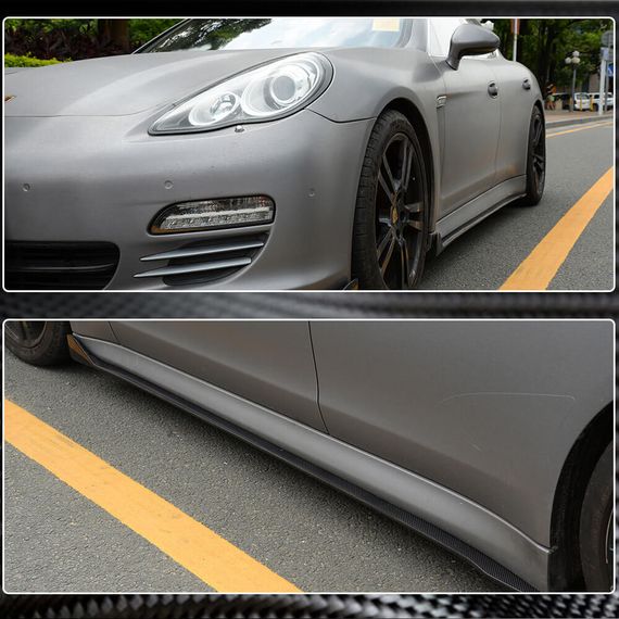 Боковые Пороги V2 (2009-2013, Карбон) для Porsche Panamera | Зображення 2