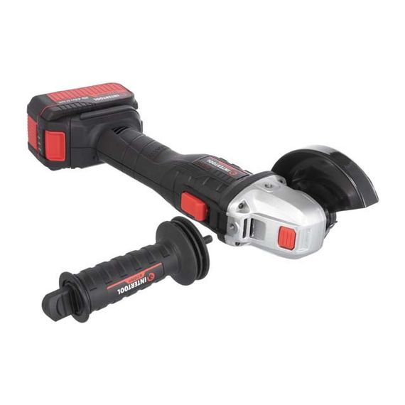 Шліфмашина кутова акумуляторна з безщітковим двигуном 125 мм INTERTOOL WT-0366 | Зображення 9