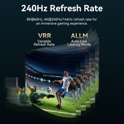 Кабель мультимедийный USB-C to HDMI M 1.8m 8K60Hz black Vention (CRCBAC) | Зображення 5