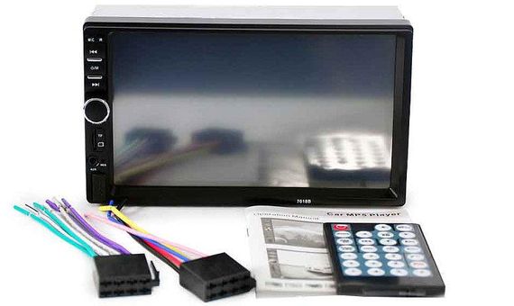 Універсальна автомагнітола 2 Din сенсорна, Bluetooth AMP 7018B, з пультом у комплекті | Зображення 6