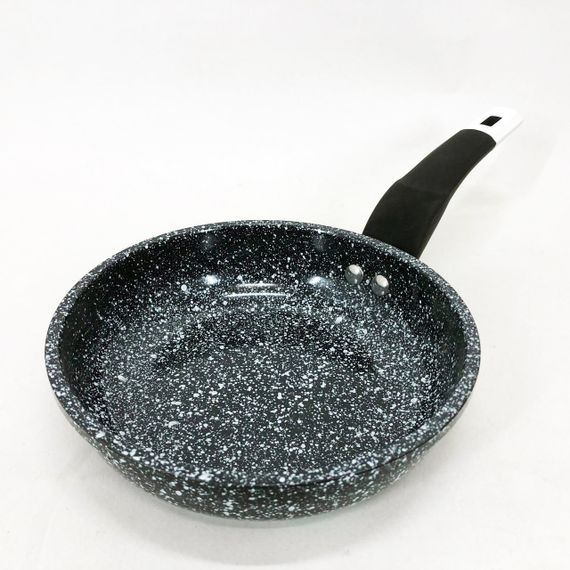 Сковорода з антипригарним покриттям Unique UN-5101 18 см граніт, Сковорода для приготування на плиті | Зображення 3