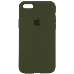 Чохол Silicone Case Full Protective (AA) для Apple iPhone 6/6s (4.7") Зелений/Dark Olive