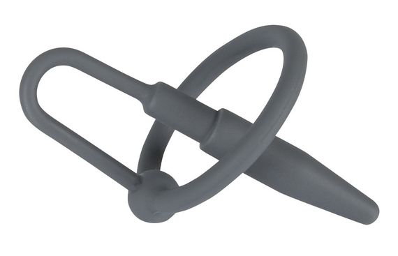 Эрекционное кольцо - Penis Plug With Glans Ring sexstyle | Зображення 1