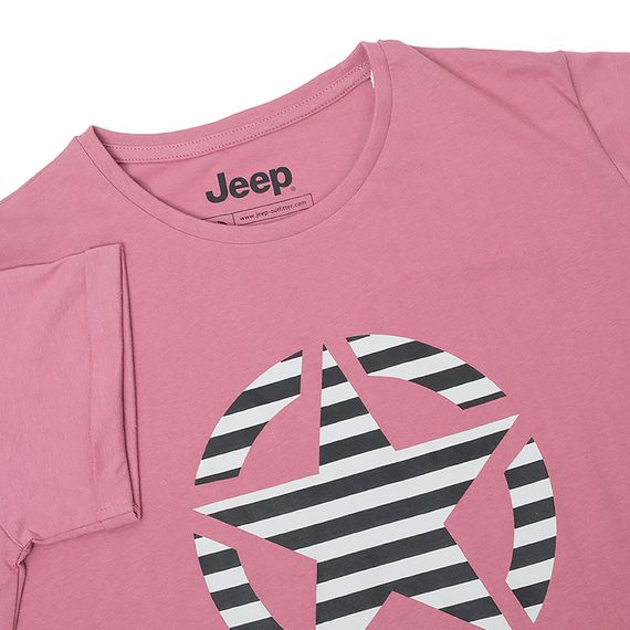 Футболка JEEP T-SHIRT OVERSIZE STAR Striped Print Turn | Зображення 2