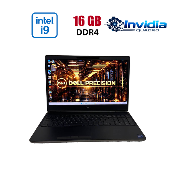 Мобильная рабочая станция Dell Precision 7560 / 15.6" (1920x1080) IPS / Intel Core i9-11950H (8 (16) ядер по 2.6 - 5.0 GHz) / 16 GB DDR4 / 512 GB SSD / nVidia RTX A4000, 8 GB GDDR6, 256-bit / WebCam б/у